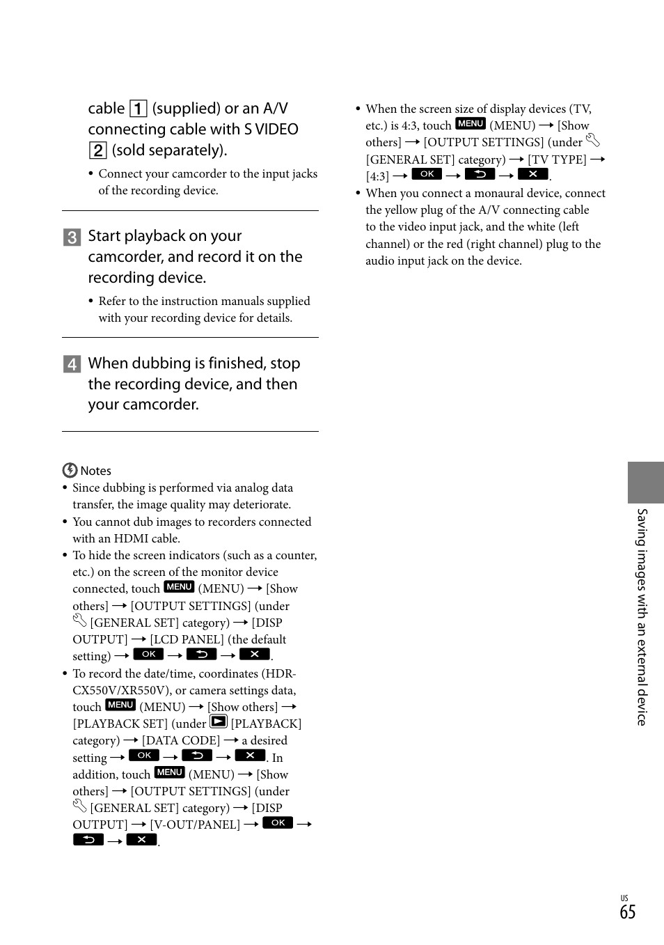 Sony HDR-XR550V User Manual | Page 65 / 127