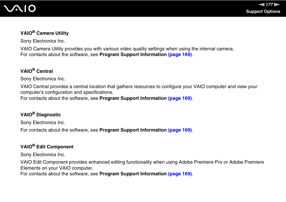 Sony VGN-FZ145E User Manual | Page 177 / 181