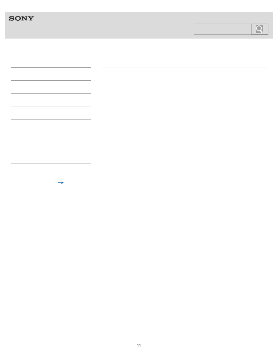 Contents list, Help guide | Sony NWZ-F805BLK User Manual | Page 11 / 143
