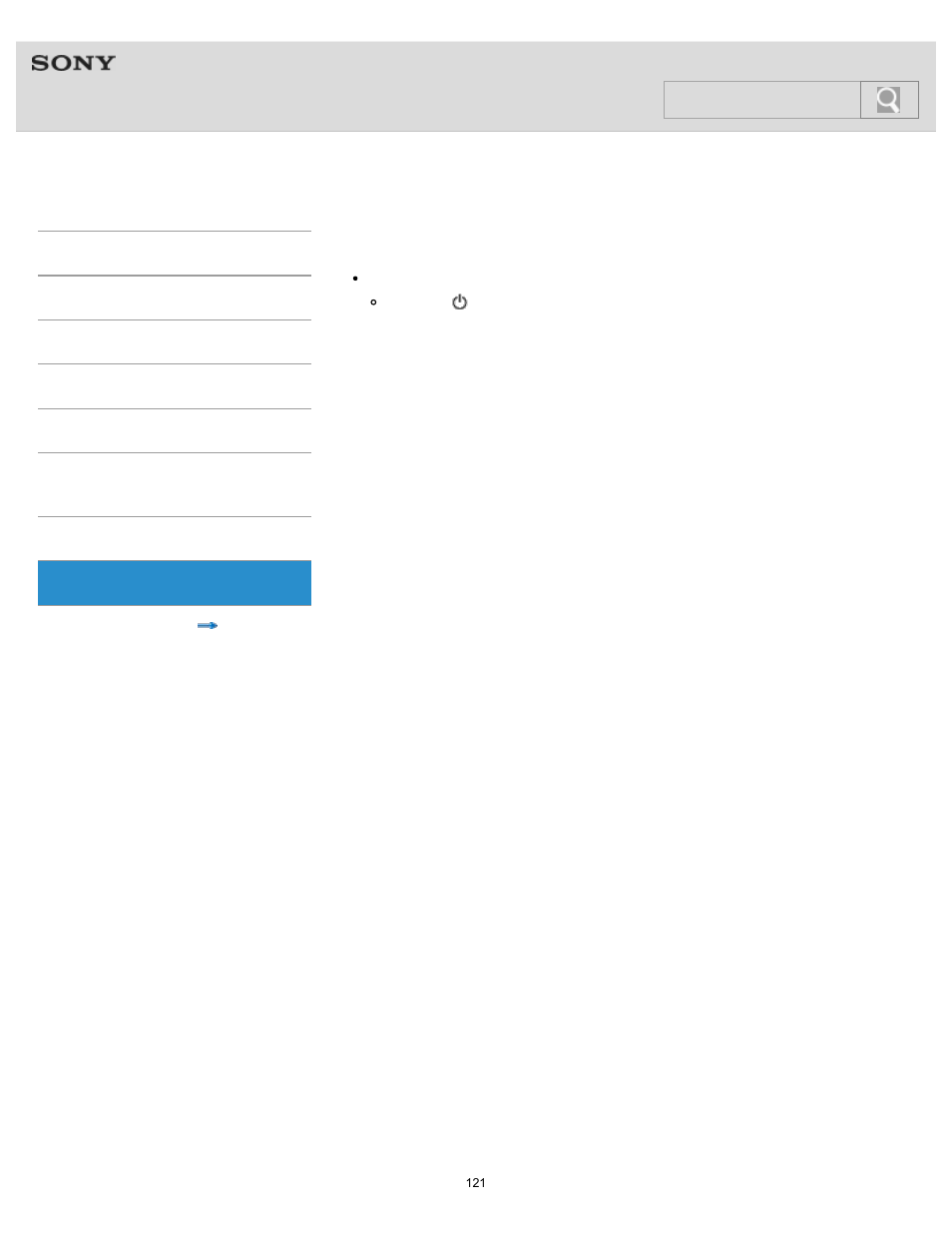 The screen turns off, Help guide | Sony NWZ-F805BLK User Manual | Page 121 / 143