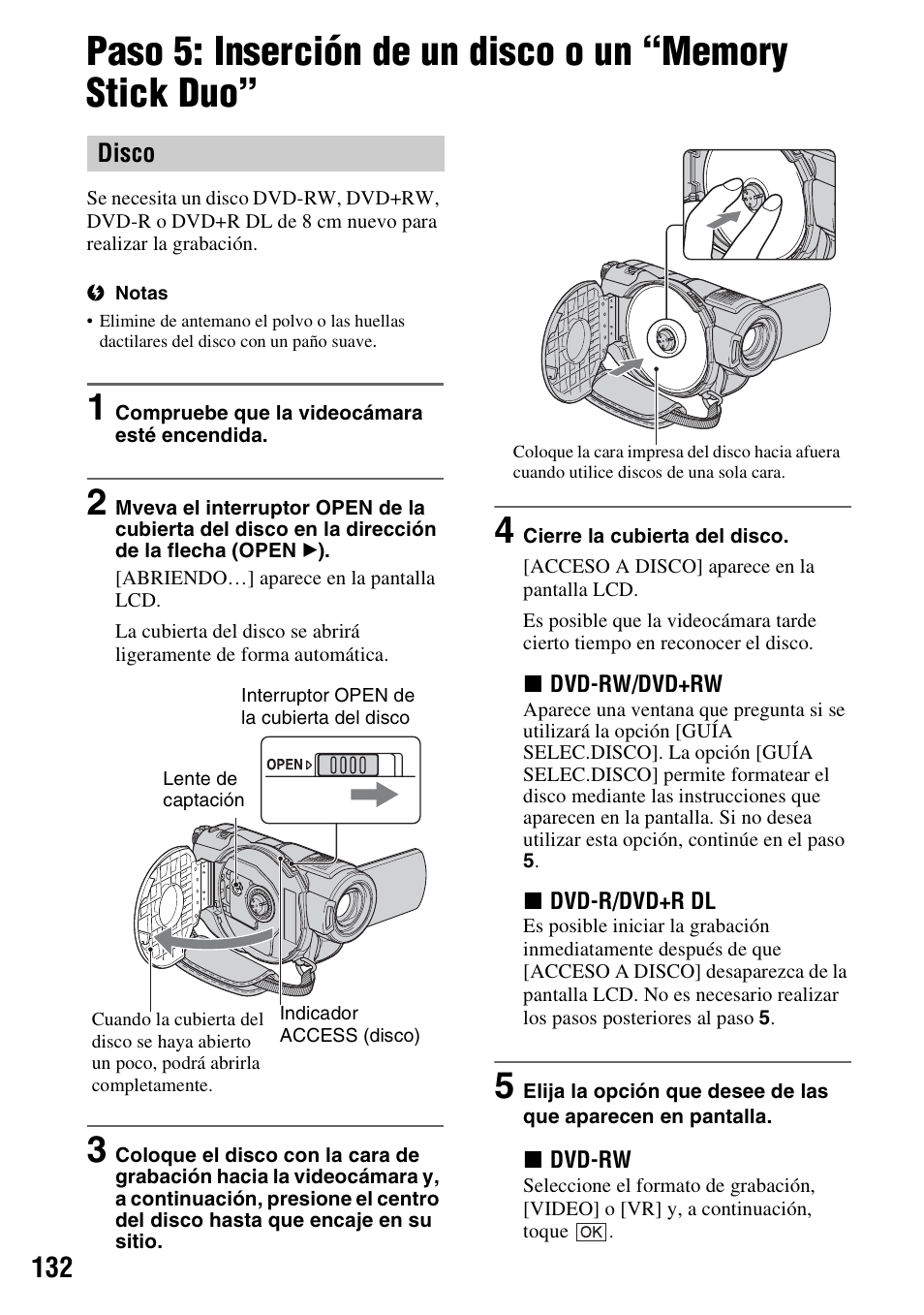Sony DCR-DVD508 User Manual | Page 132 / 139