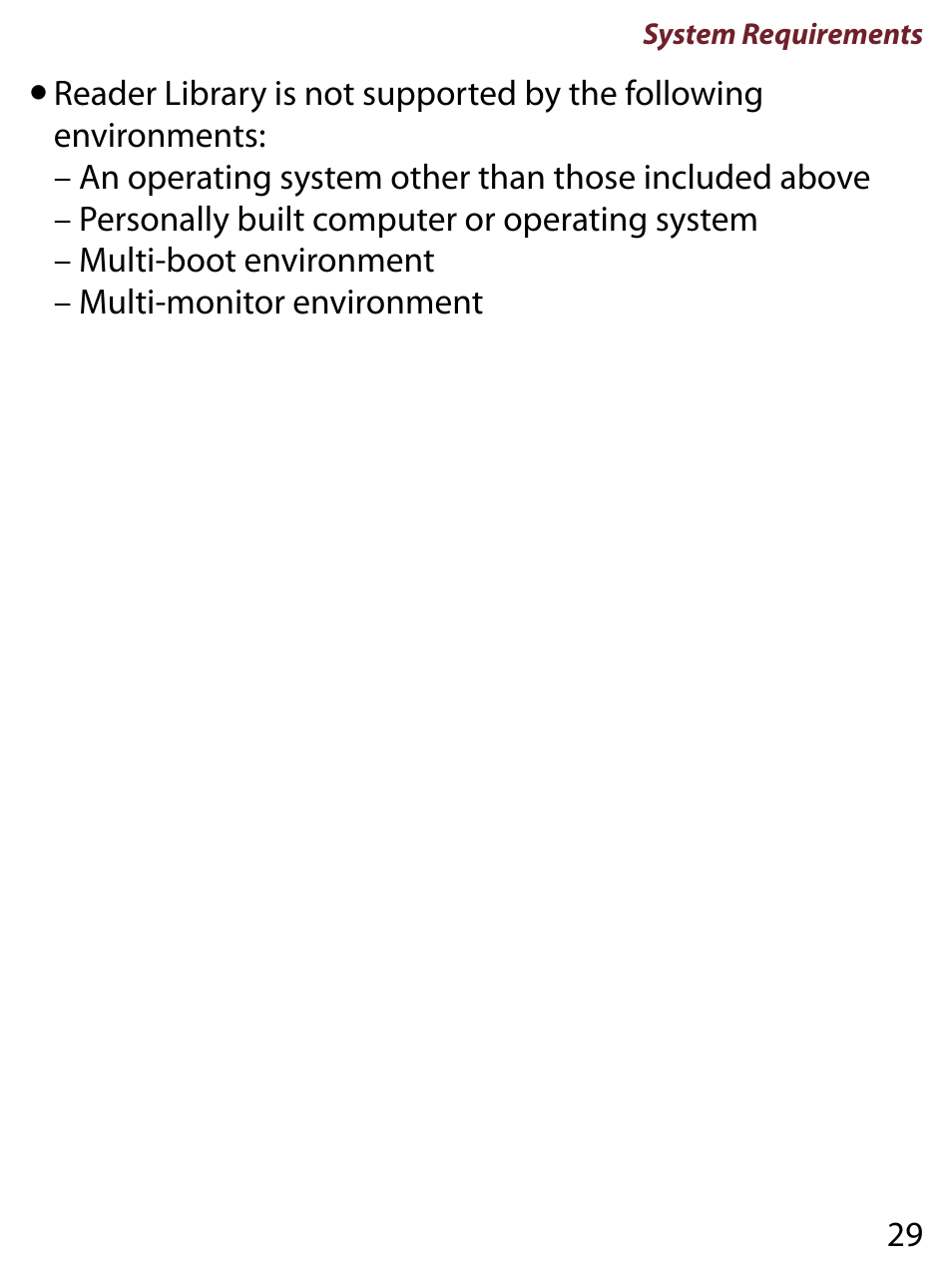 Sony PRS-650RC User Manual | Page 29 / 29