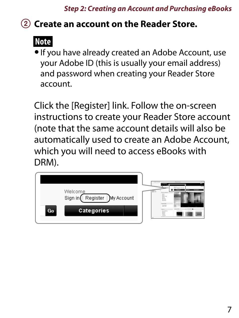 Sony PRS-650RC User Manual | Page 7 / 29