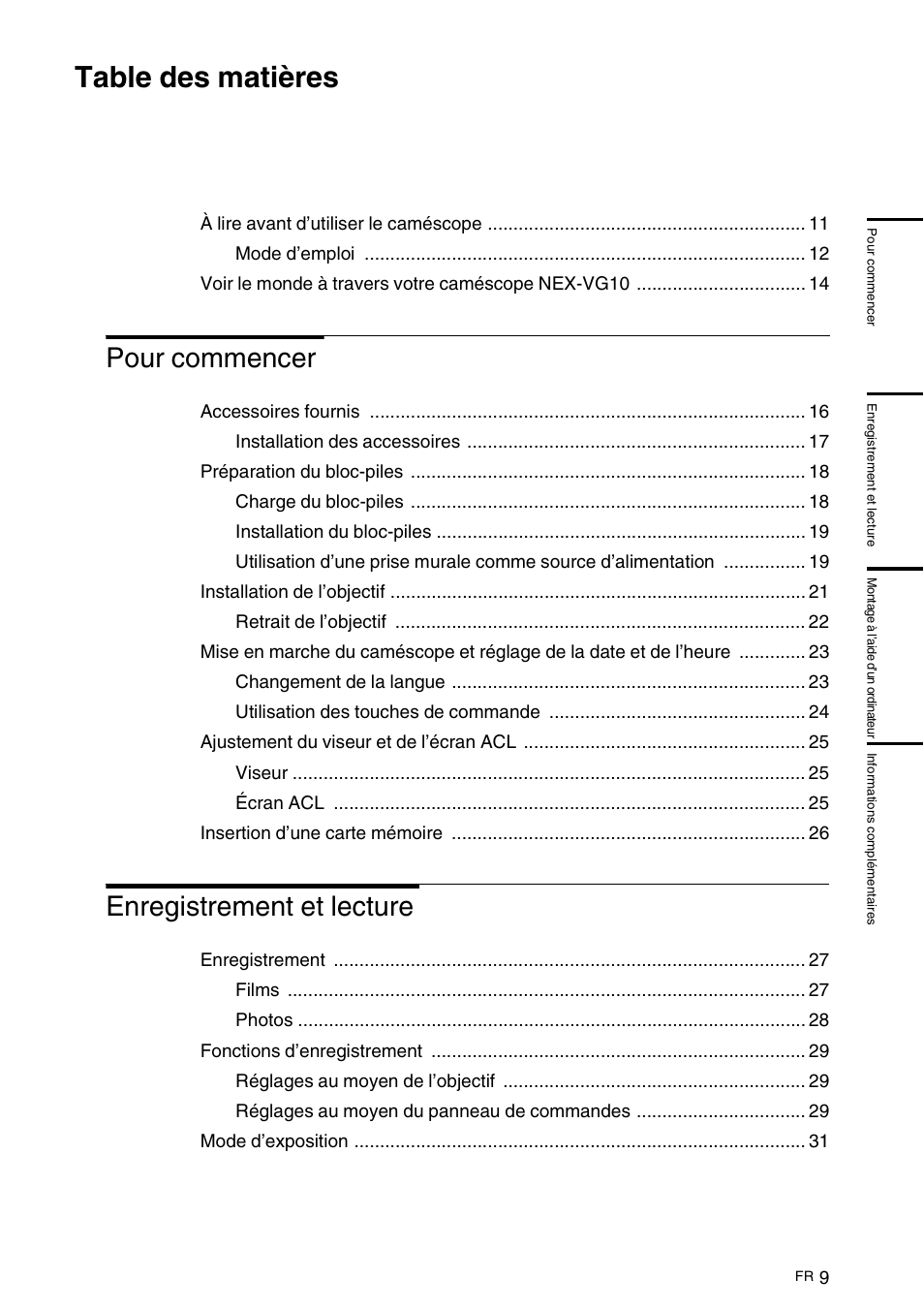 Sony NEX-VG10 User Manual | Page 62 / 161