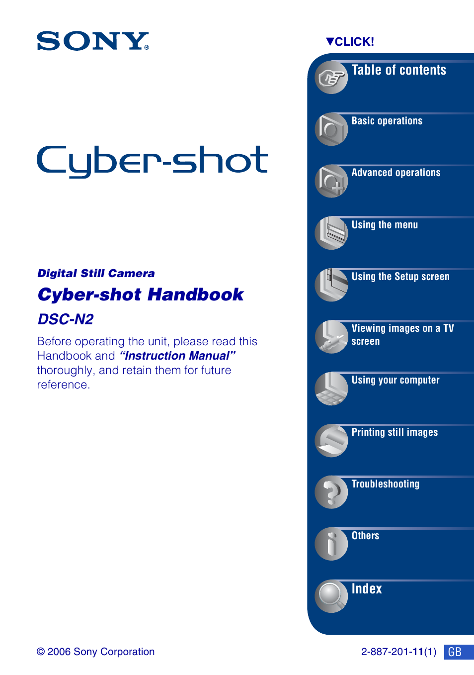 Sony DSC-N2 User Manual | 132 pages