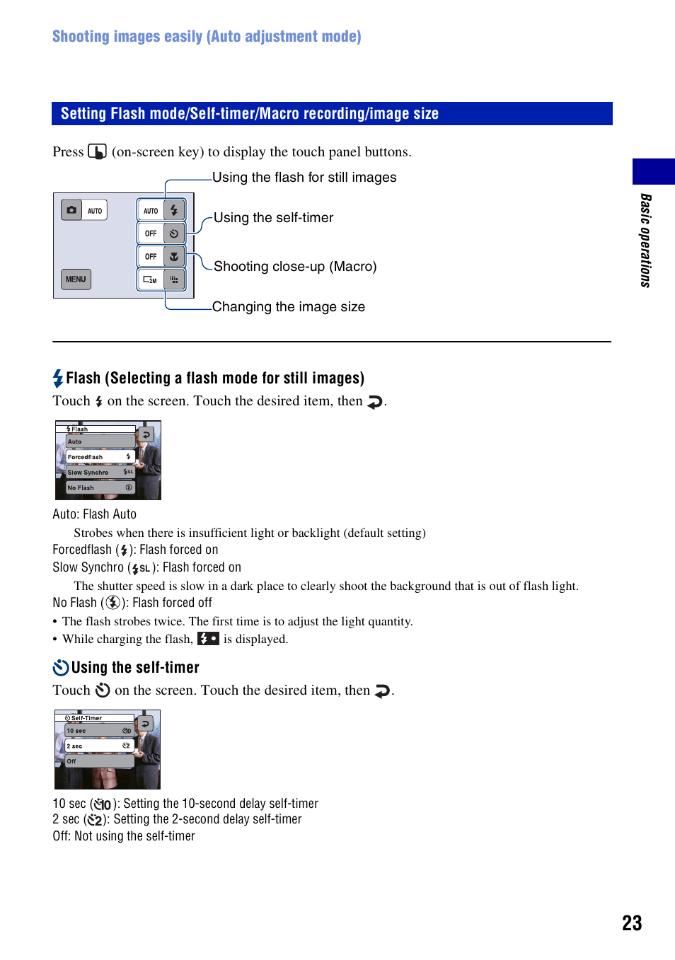 H (23) | Sony DSC-N2 User Manual | Page 23 / 132