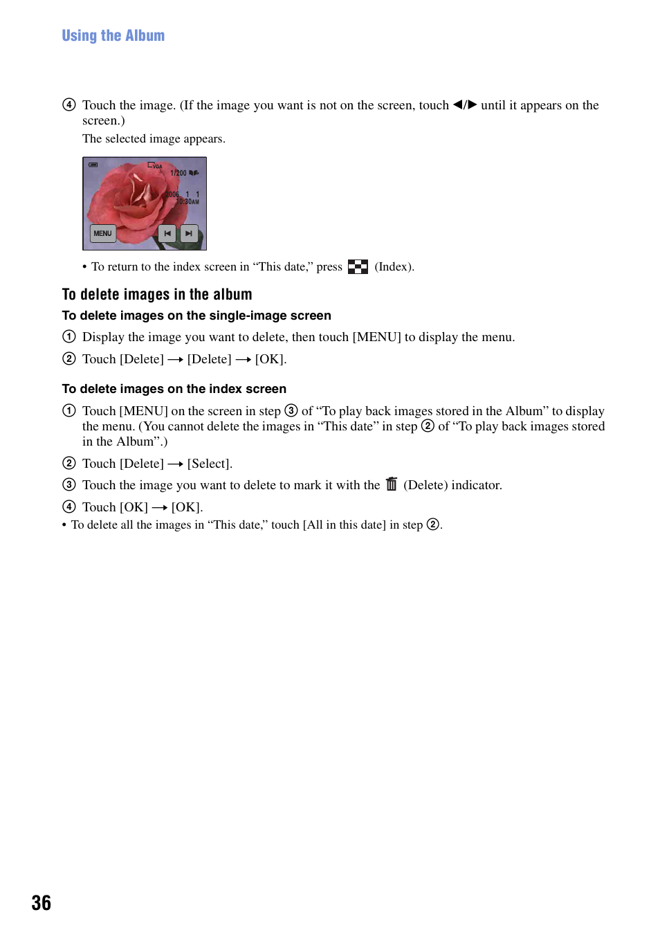 Sony DSC-N2 User Manual | Page 36 / 132
