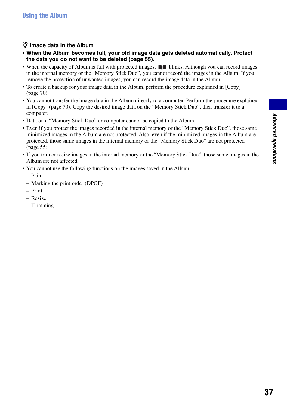 Sony DSC-N2 User Manual | Page 37 / 132