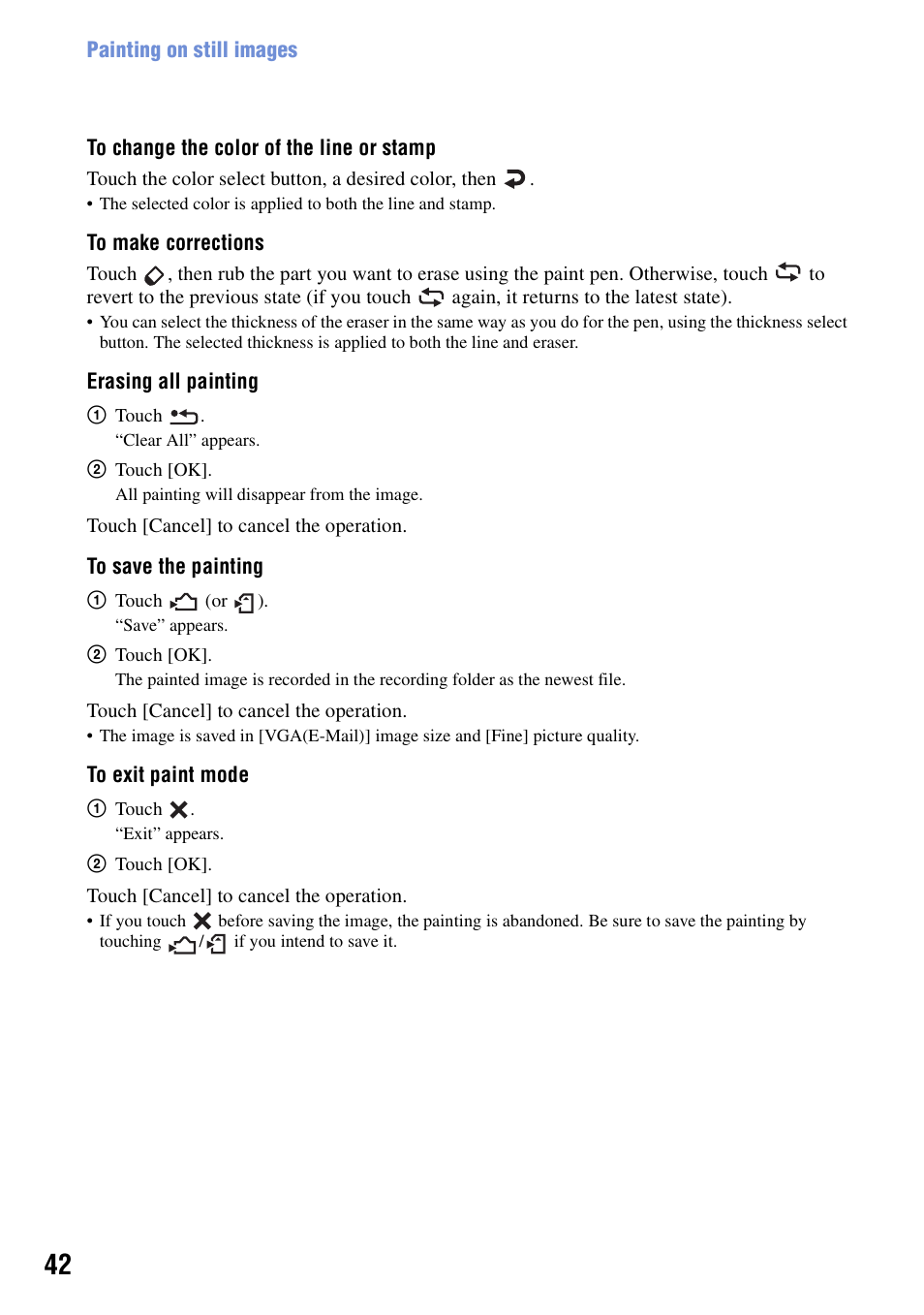 Sony DSC-N2 User Manual | Page 42 / 132