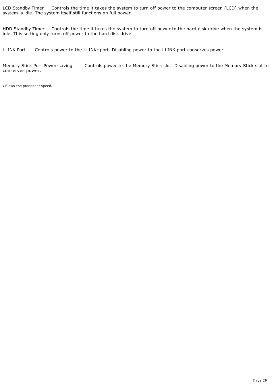 Sony PCG-GRX700P User Manual | Page 20 / 170