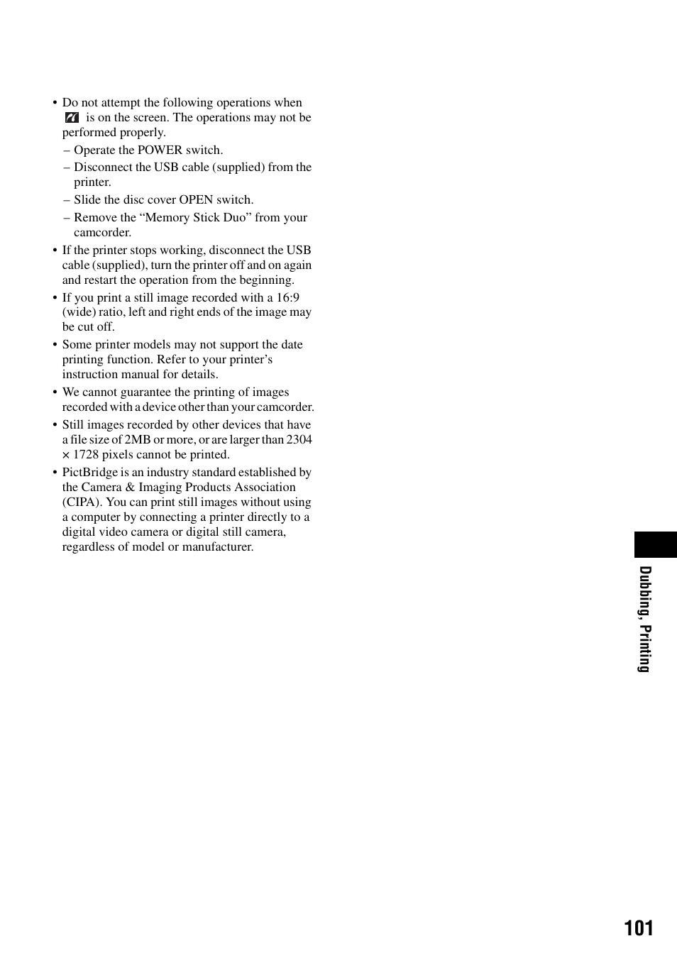 Sony DCR-DVD205 User Manual | Page 101 / 156