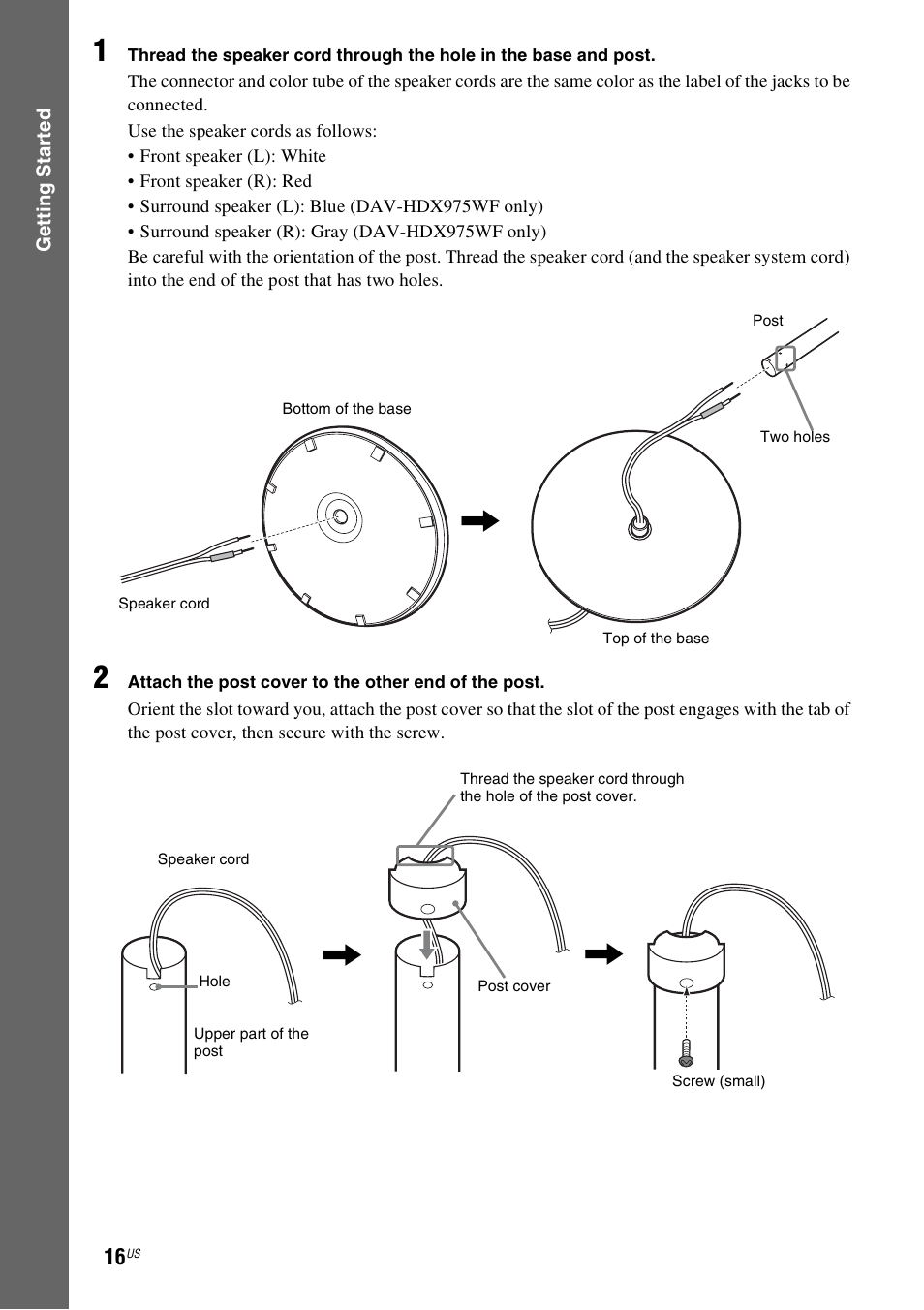 Sony HCD-HDX678WF User Manual | Page 16 / 128