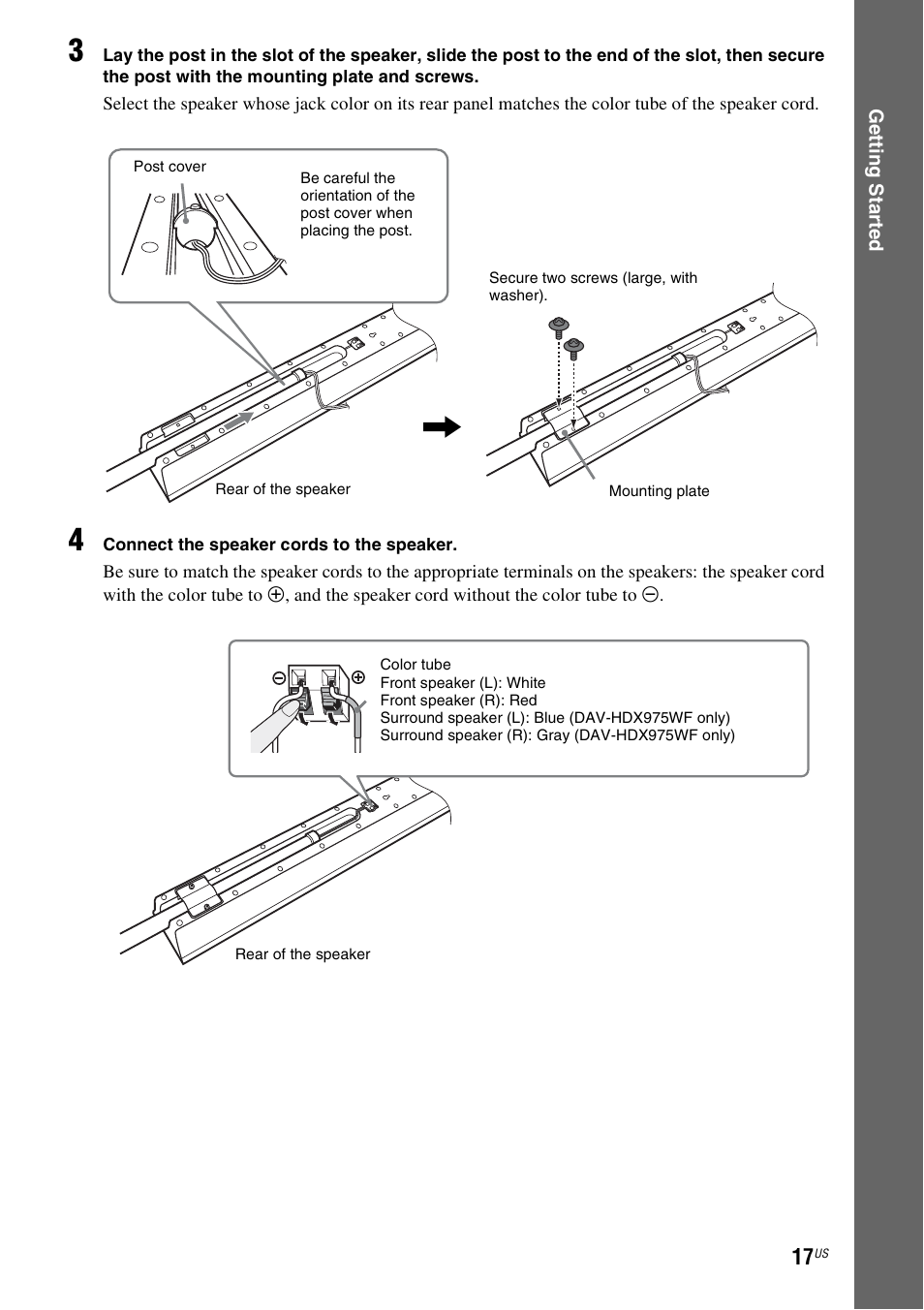 Sony HCD-HDX678WF User Manual | Page 17 / 128
