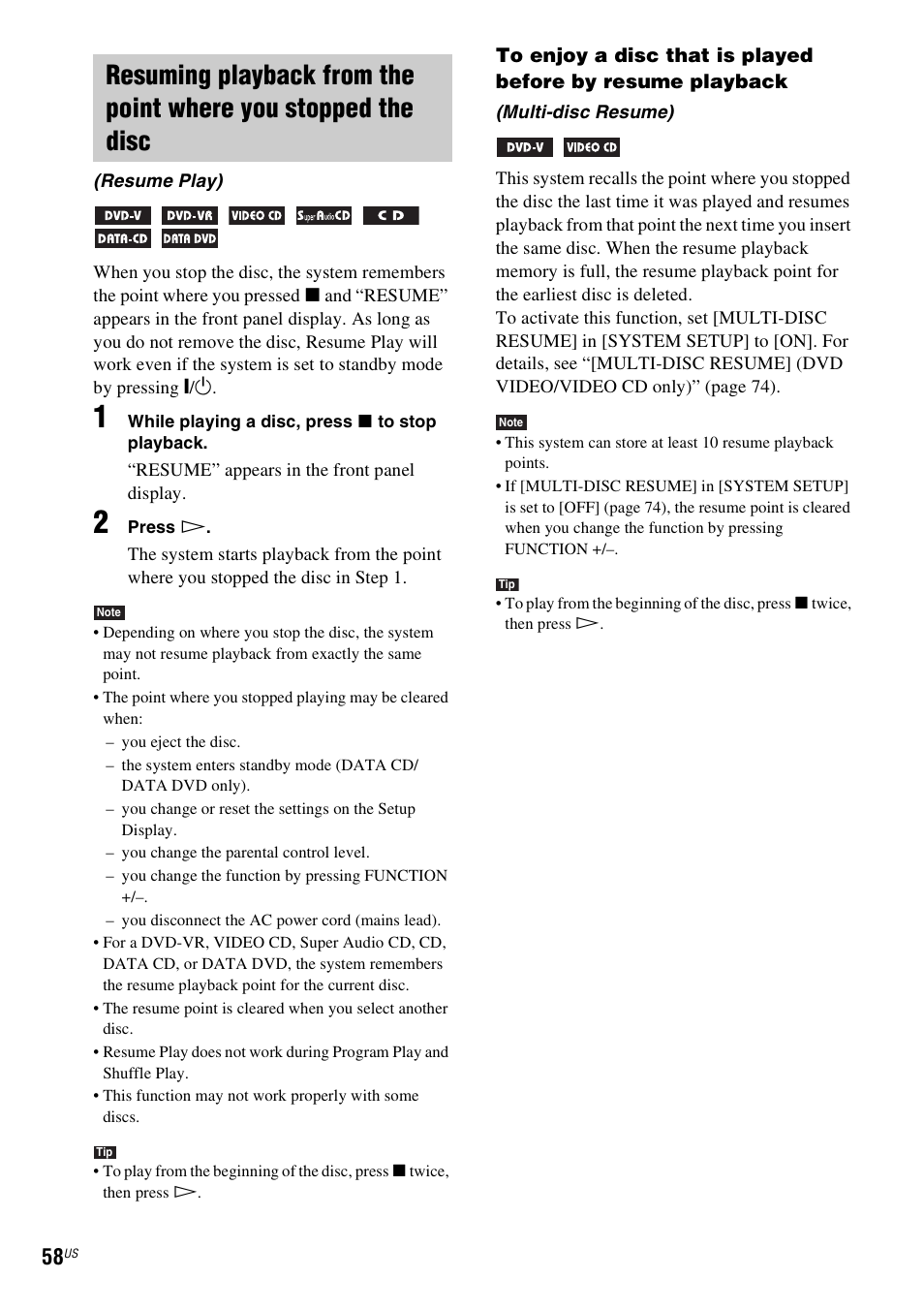 Sony HCD-HDX678WF User Manual | Page 58 / 128