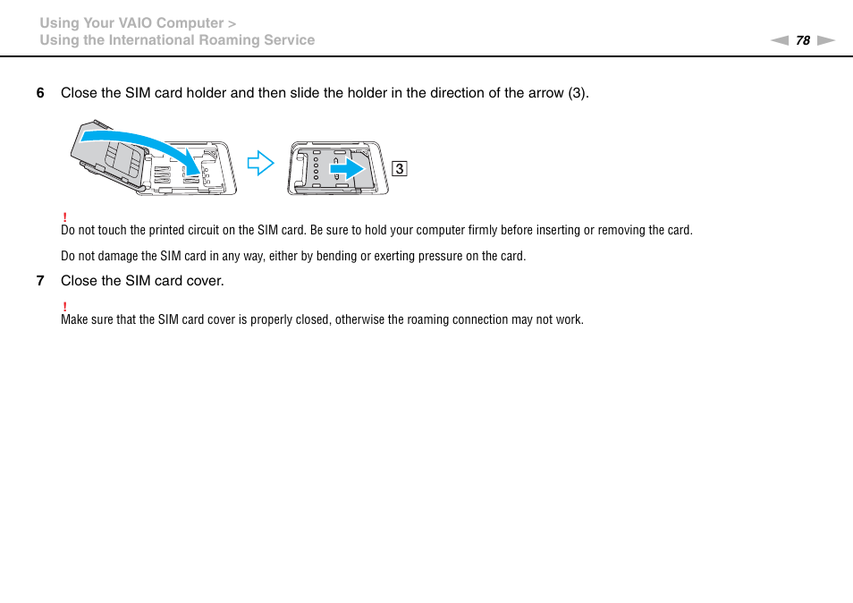 Sony VPCSC1AFM User Manual | Page 78 / 210