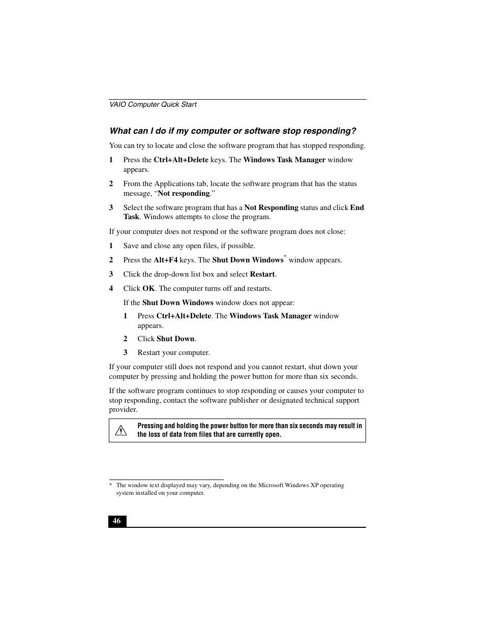 Sony PCV-V310P User Manual | Page 46 / 54