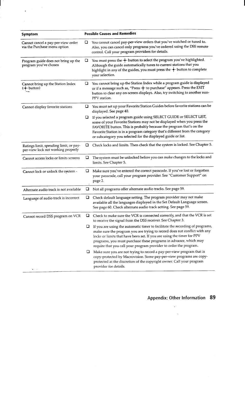 Sony SAT-A2 User Manual | Page 89 / 96