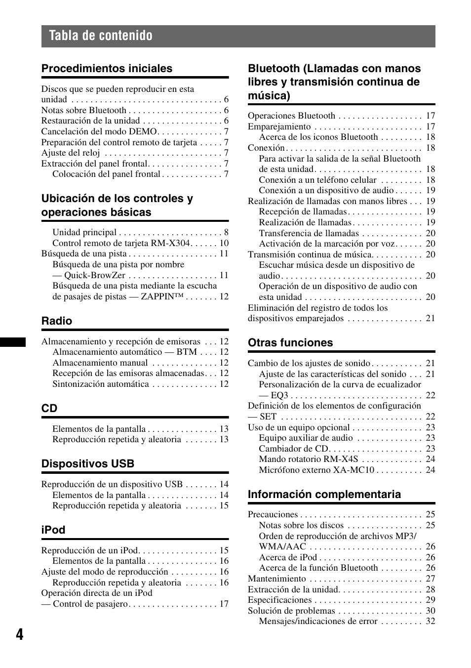 Sony MEX-BT3700U User Manual | Page 34 / 64
