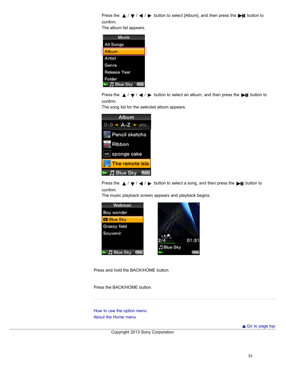 Sony NWZ-E384BLK User Manual | Page 39 / 162
