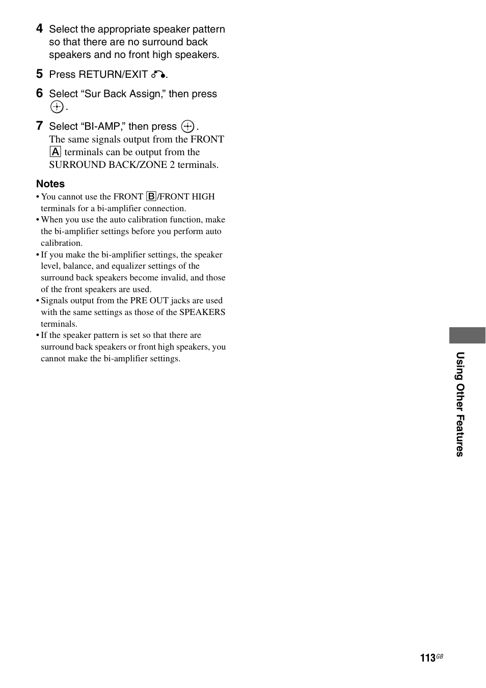 Sony STR-DA5600ES User Manual | Page 113 / 178
