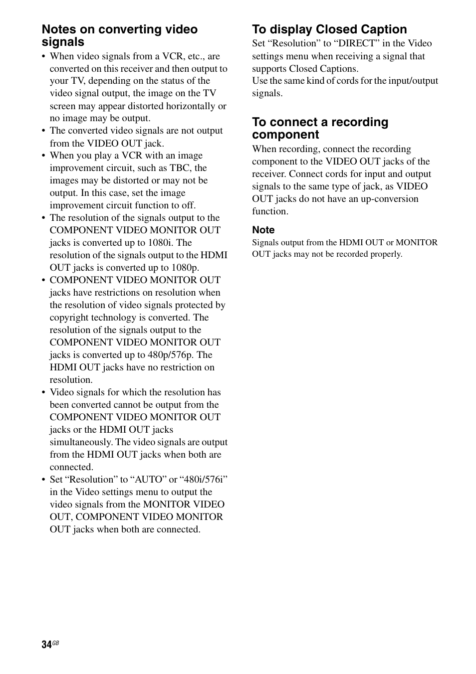 Sony STR-DA5600ES User Manual | Page 34 / 178