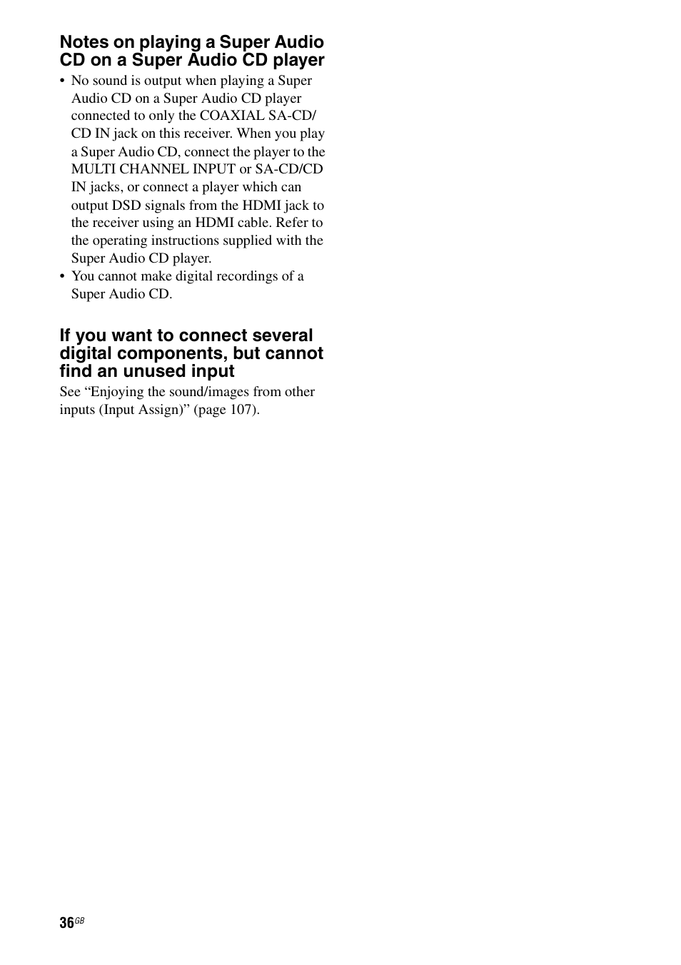 Sony STR-DA5600ES User Manual | Page 36 / 178