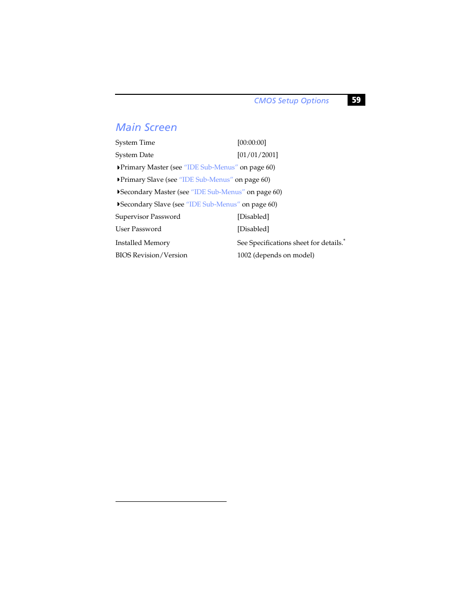 Main screen | Sony PCV-RX590G User Manual | Page 71 / 98