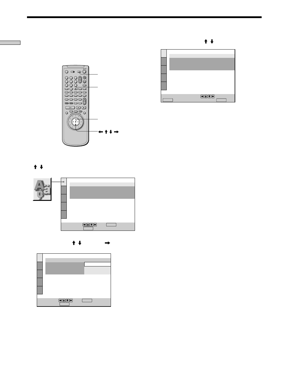 Selecting the language for on-screen display, Selecting the language for on-screen display 14 | Sony DVP-CX850D User Manual | Page 14 / 84