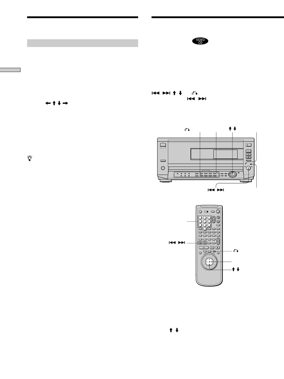 Playing video cds with pbc functions (pbc, Playback) 22, Using the menu for each dvd | Using the dvd menu | Sony DVP-CX850D User Manual | Page 22 / 84