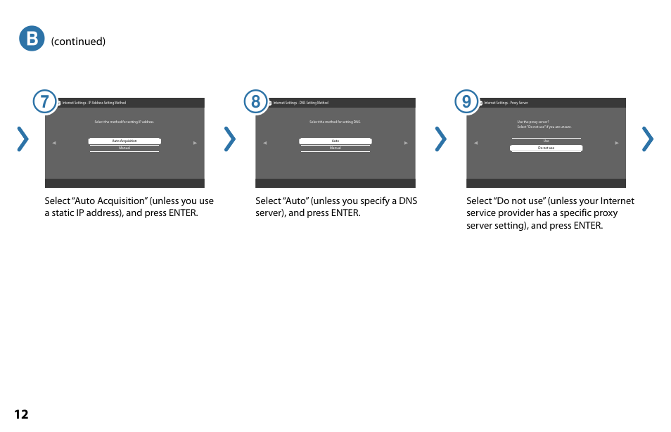 Continued) | Sony BDP-S560 User Manual | Page 12 / 16