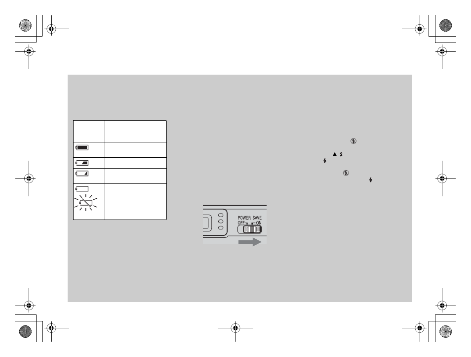 Battery remaining indicator, The power save function | Sony DSC-P71 User Manual | Page 16 / 108