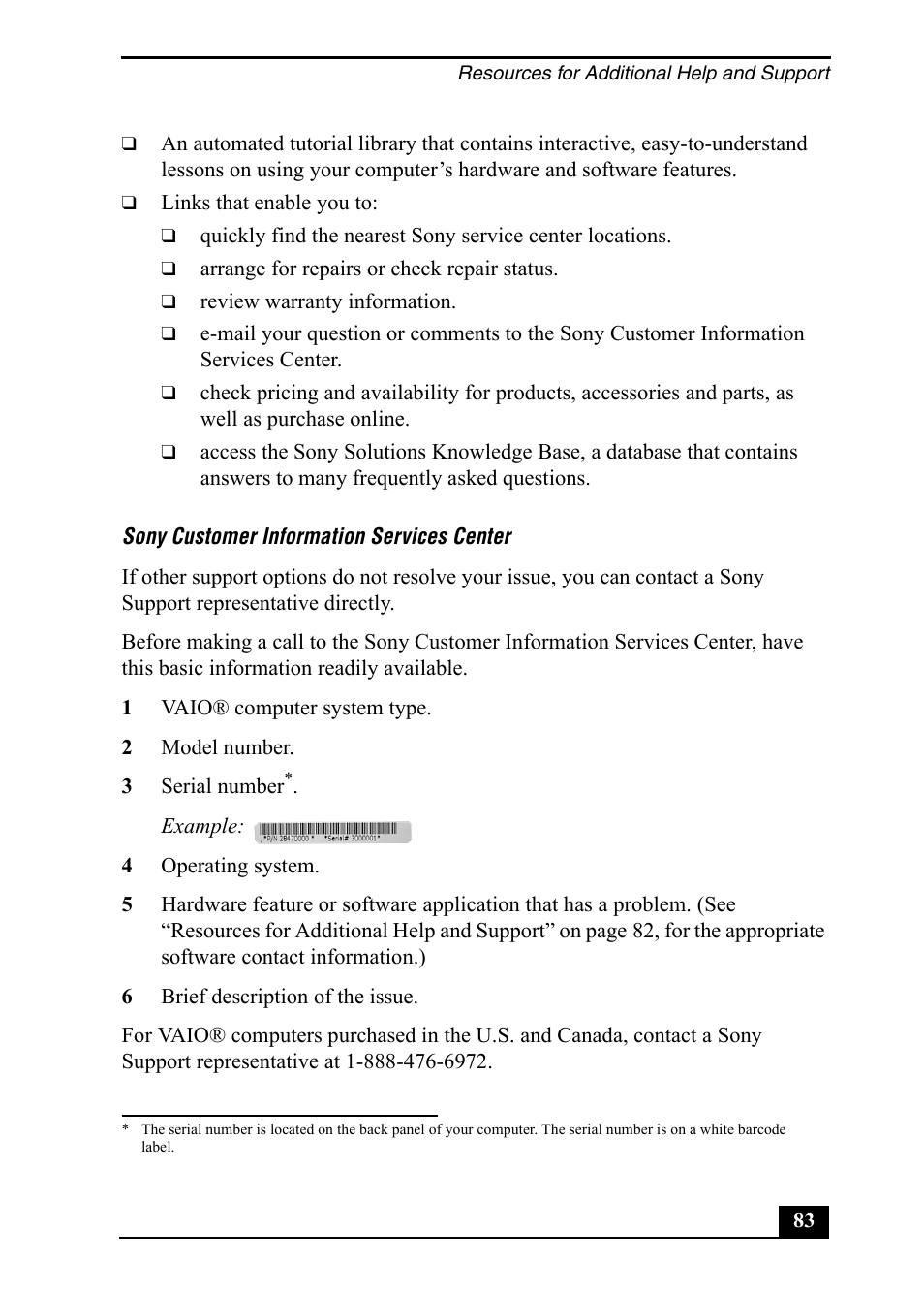 Sony PCV-RZ49 User Manual | Page 83 / 84