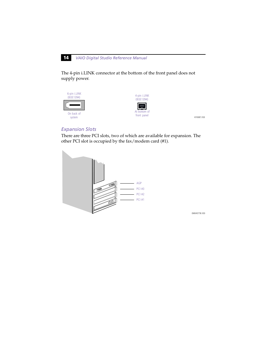 Expansion slots | Sony PCV-RX270DS User Manual | Page 28 / 118