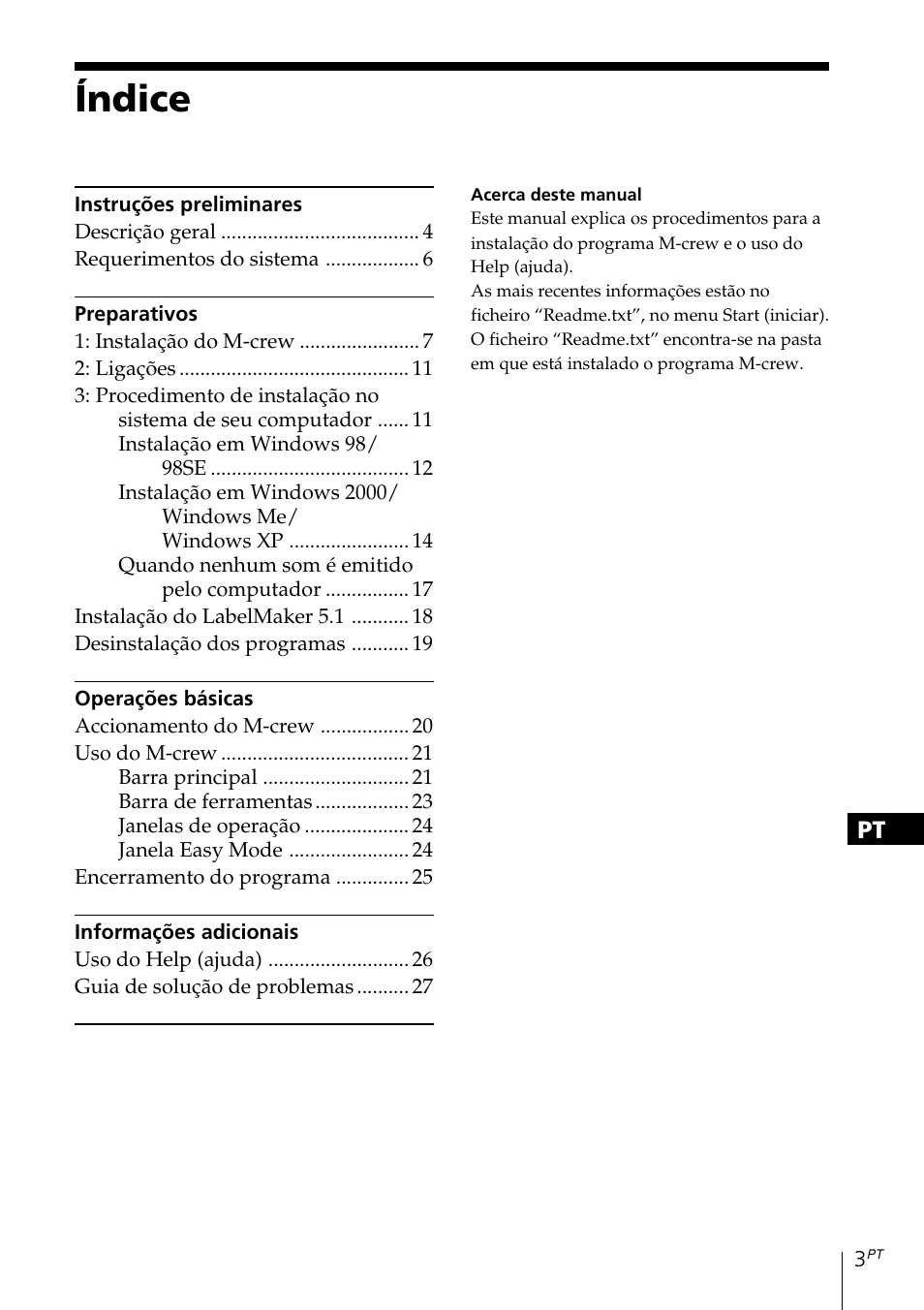 Índice | Sony MDS-PC3 User Manual | Page 199 / 254