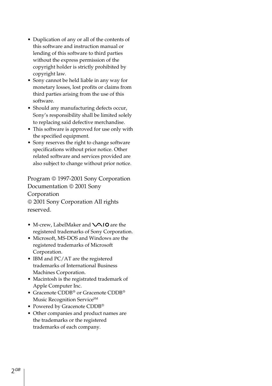 Sony MDS-PC3 User Manual | Page 2 / 254