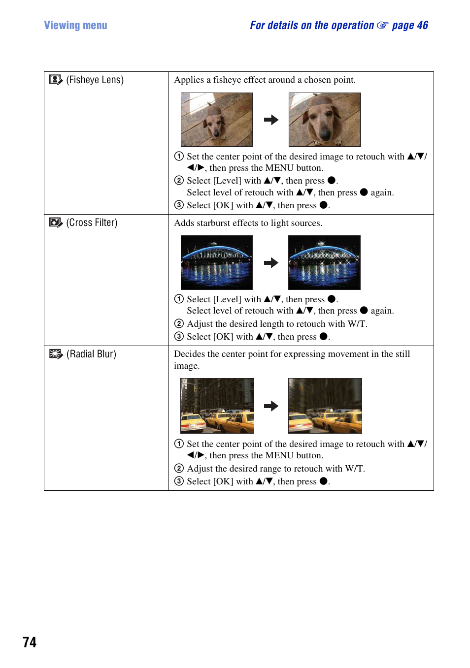 Sony DSC-W300 User Manual | Page 74 / 145