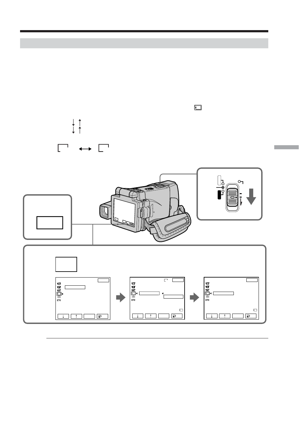 Selecting the size of still image, Menu | Sony DCR-IP210 User Manual | Page 109 / 220