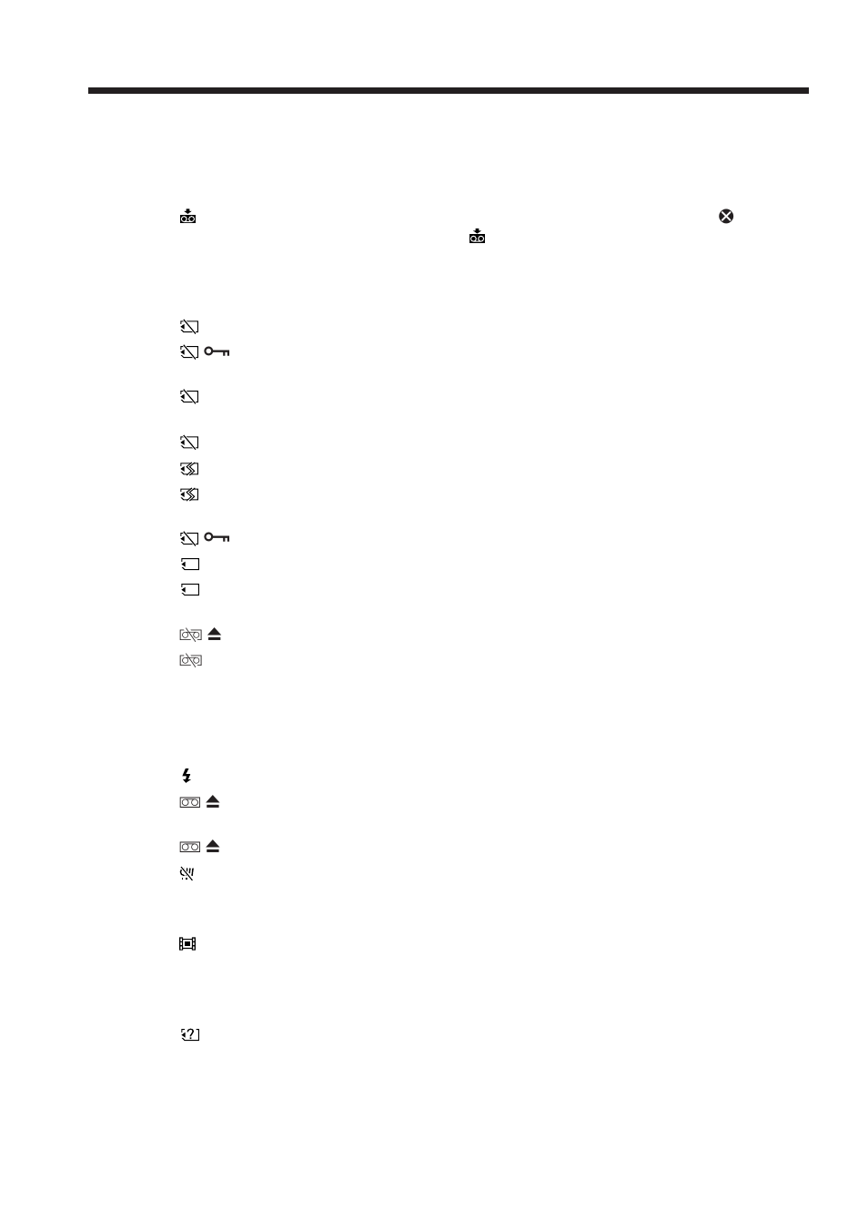 Warning indicators and messages | Sony DCR-IP210 User Manual | Page 194 / 220
