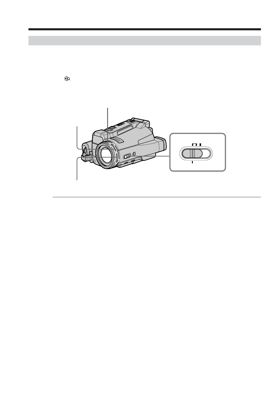Using the zoom feature – zoom ring, Recording a picture | Sony DCR-IP210 User Manual | Page 34 / 220