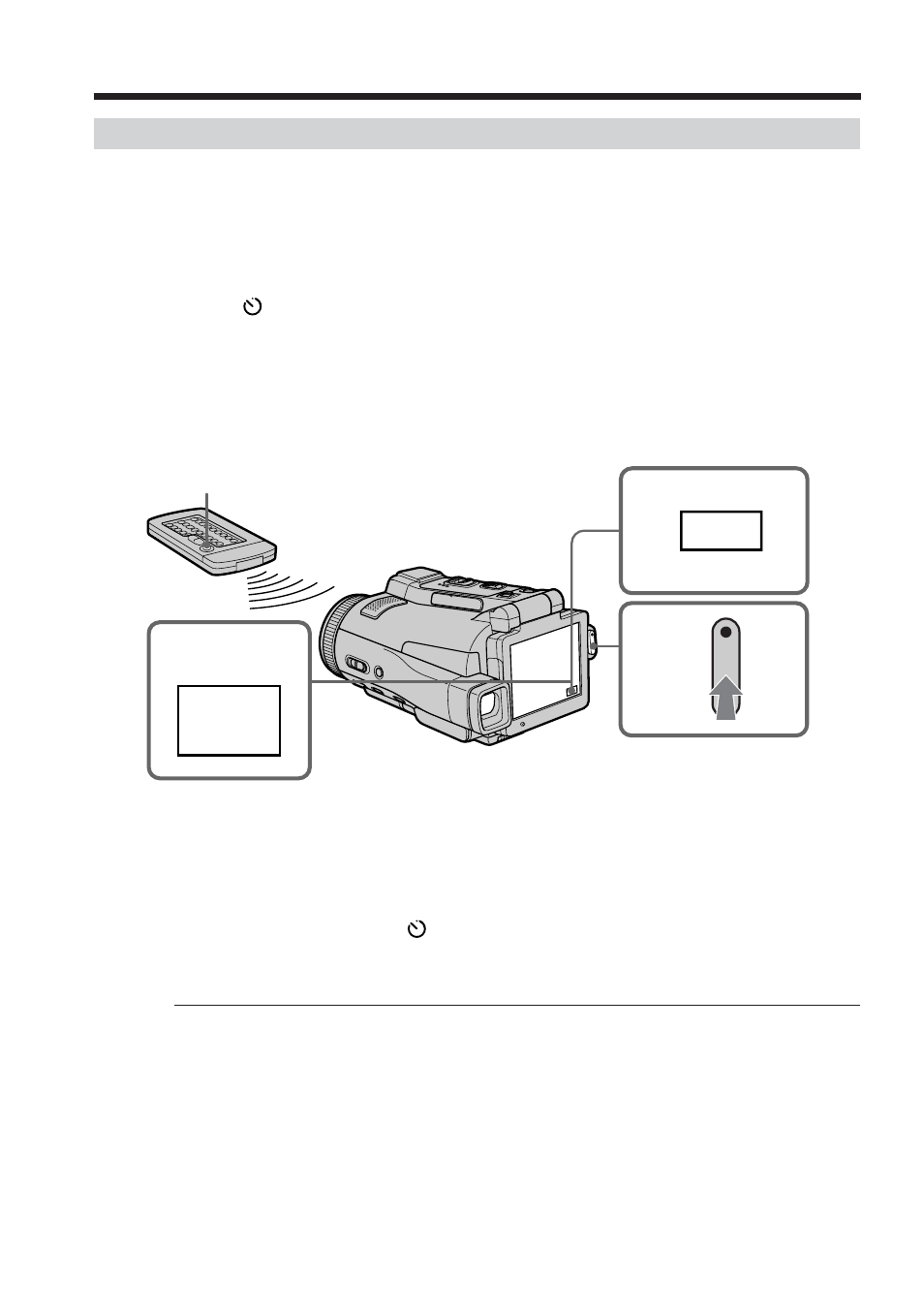 Self-timer recording, Self timer | Sony DCR-IP210 User Manual | Page 40 / 220