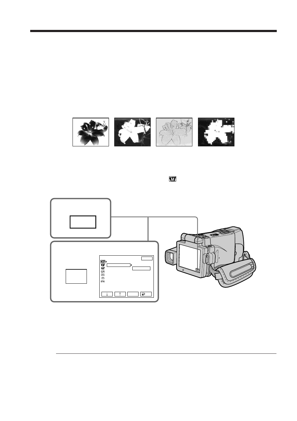 Using special effects – picture effect | Sony DCR-IP210 User Manual | Page 58 / 220