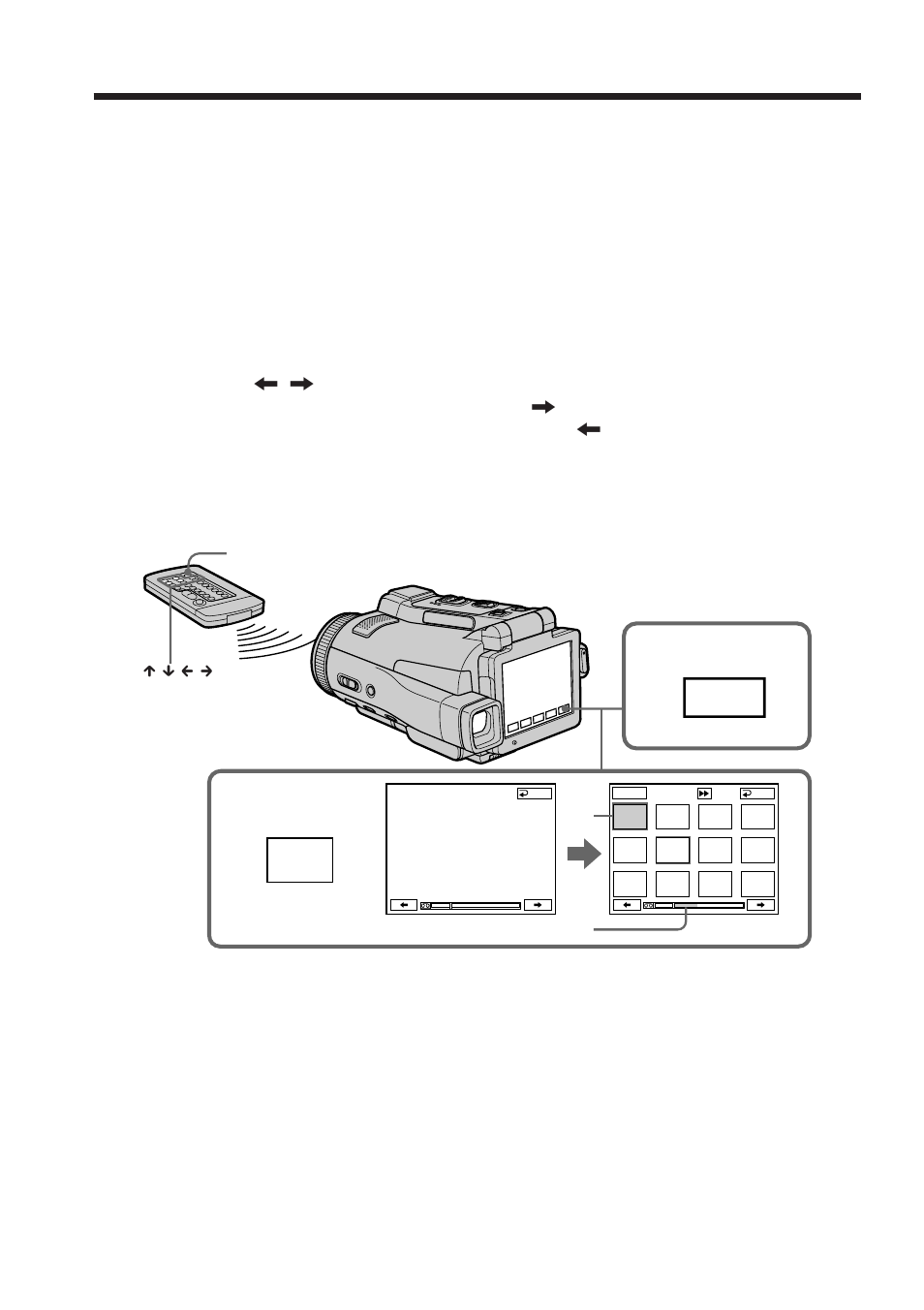 Searching for a scene – multi-picture search | Sony DCR-IP210 User Manual | Page 74 / 220