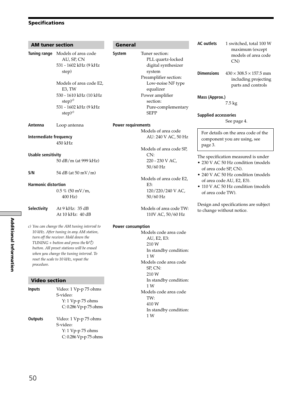Sony STR-DE675 User Manual | Page 50 / 56