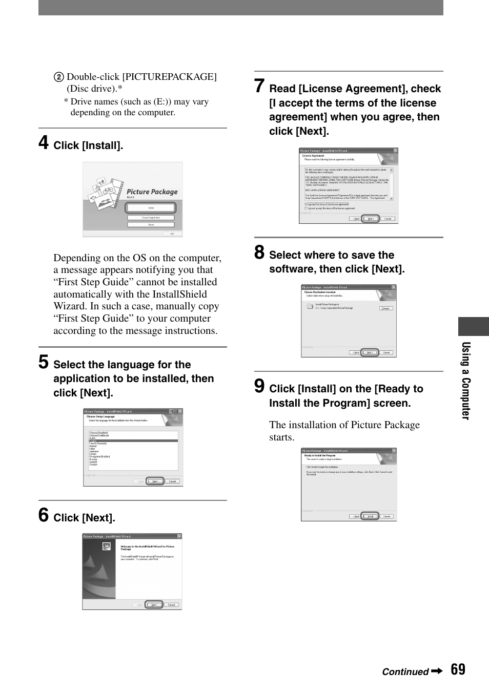 Sony DCR-PC55 User Manual | Page 69 / 115