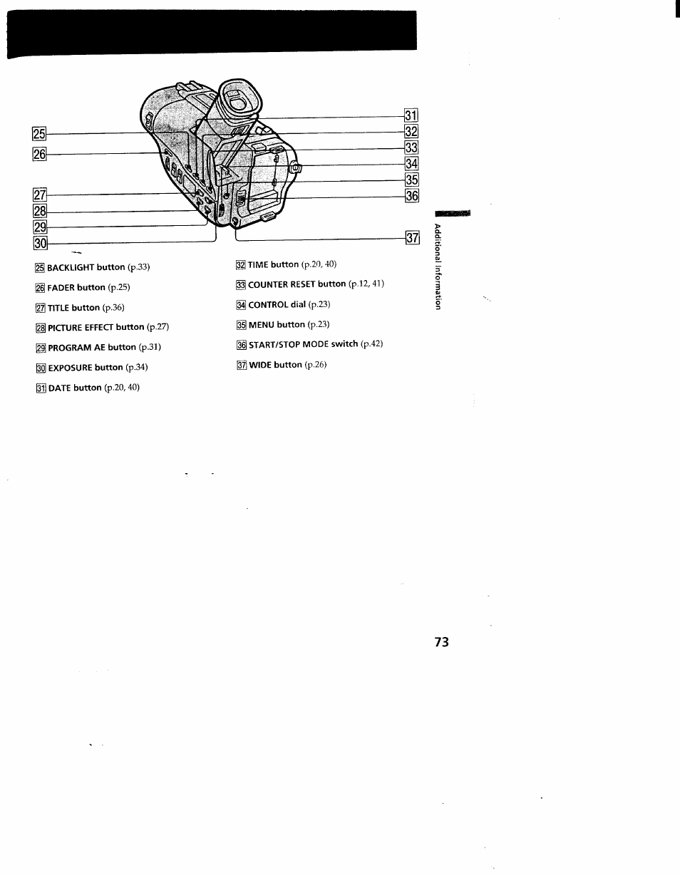 Sony CCD-TR910 User Manual | Page 73 / 80