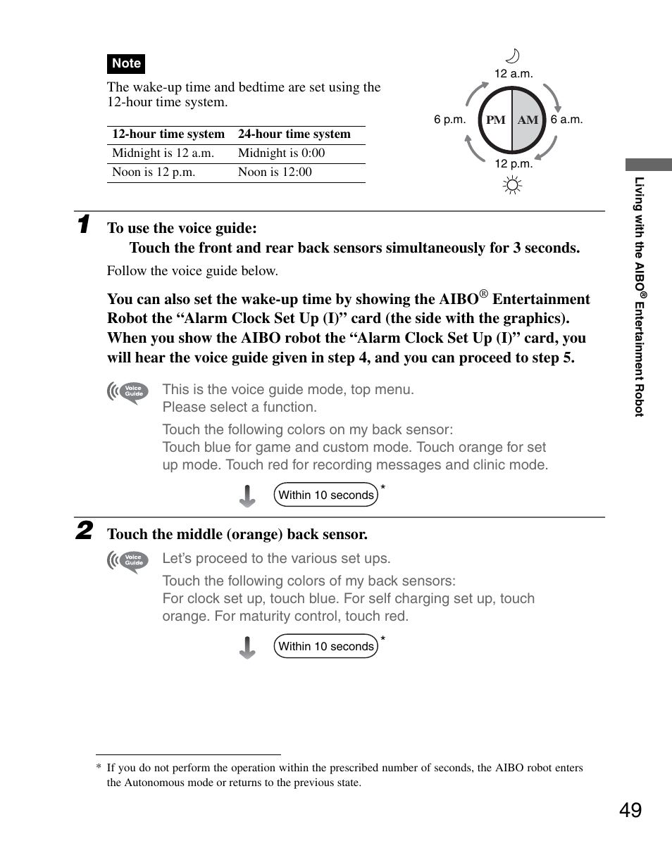 Sony ERS-7M3 User Manual | Page 49 / 164