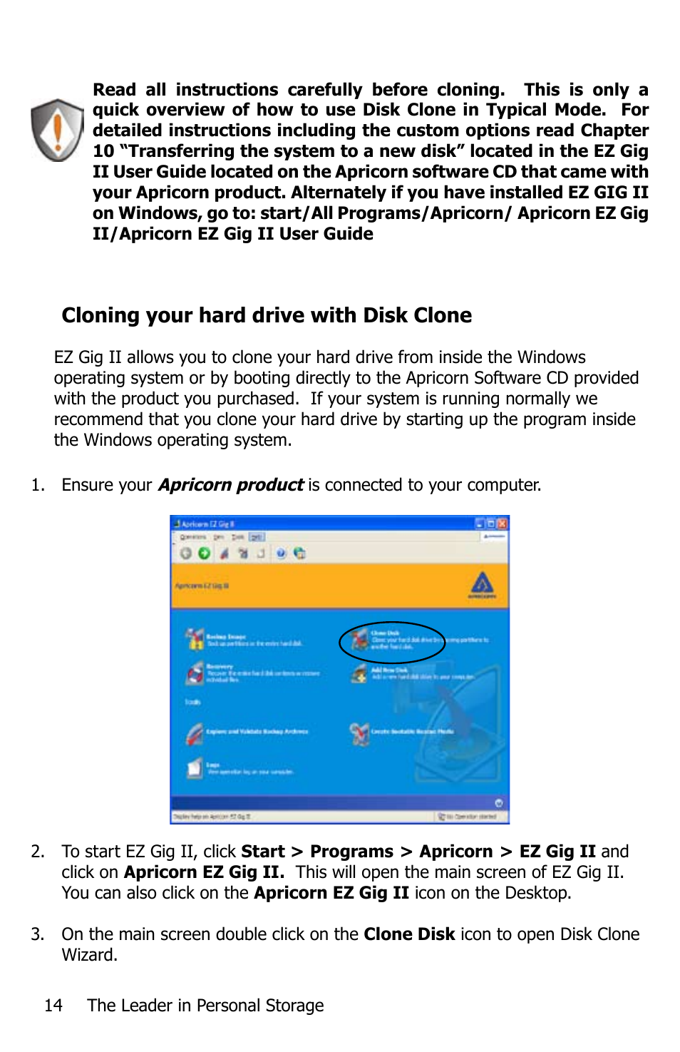 Apricorn EZ Bus DTS User Manual | Page 14 / 44