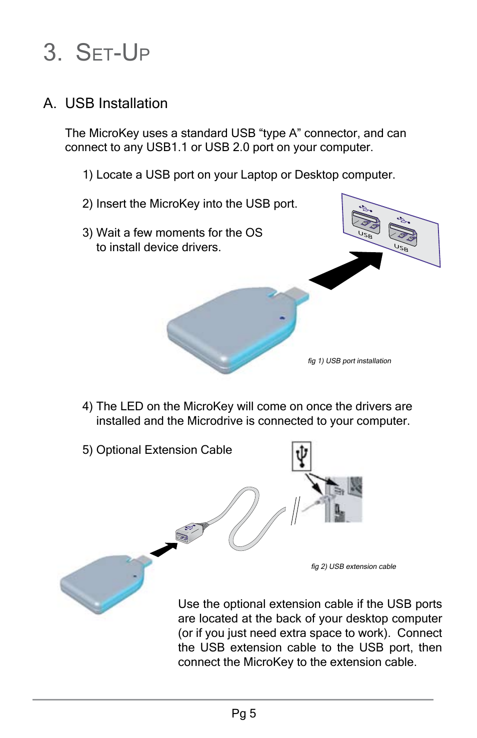 A. usb installation | Apricorn USB Storage Device User Manual | Page 7 / 22