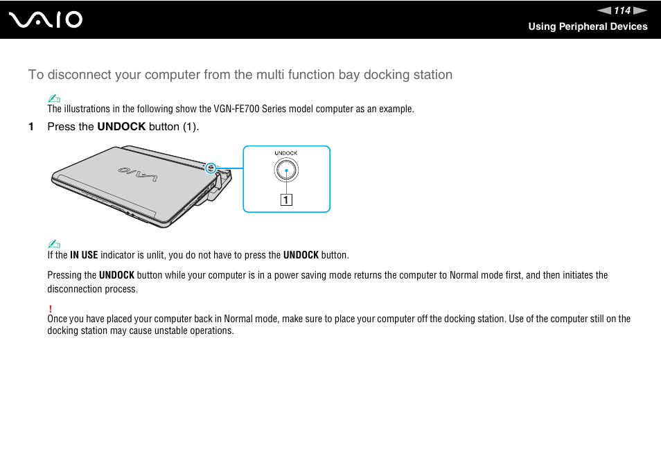 Sony VGN-FE780G User Manual | Page 114 / 236
