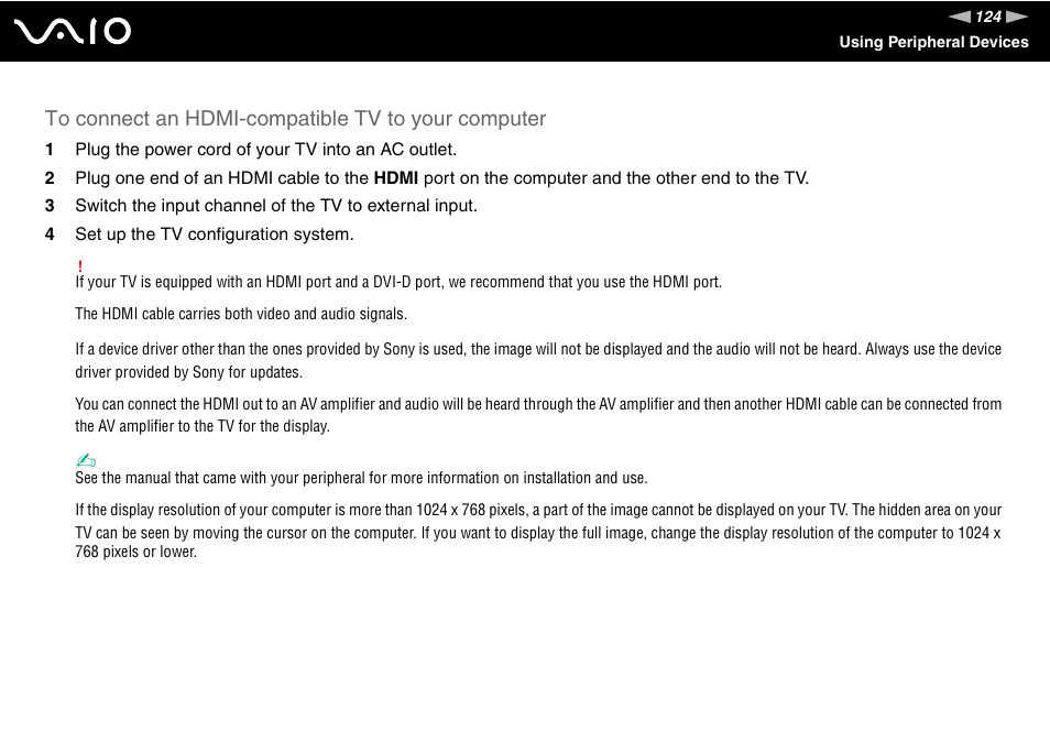 Sony VGN-FE780G User Manual | Page 124 / 236